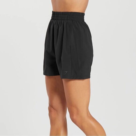 Gymshark‎ WOVEN POCKET SHORTS in Black NWT in packaging - Picture 3 of 7